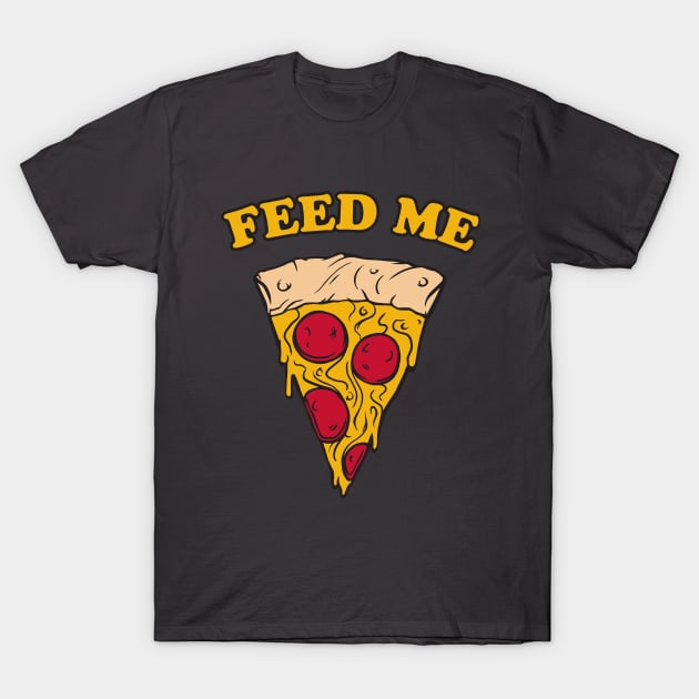Pizza T-Shirt by stayfrostybro